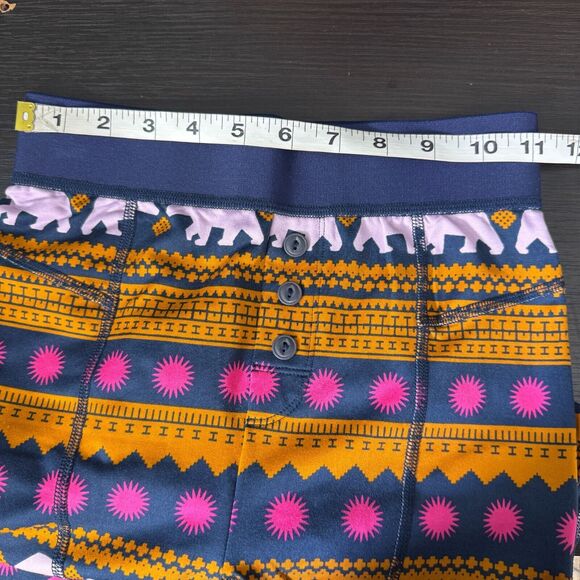 Free People Fireside Base Layer Pants Womens XS Leggings Pant Bear Stripe Boho - Picture 9 of 12